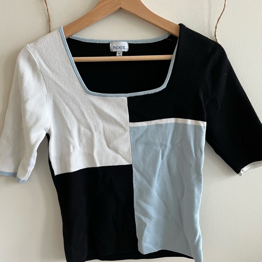 Vintage Ricki’s Colour Blocking Sweater